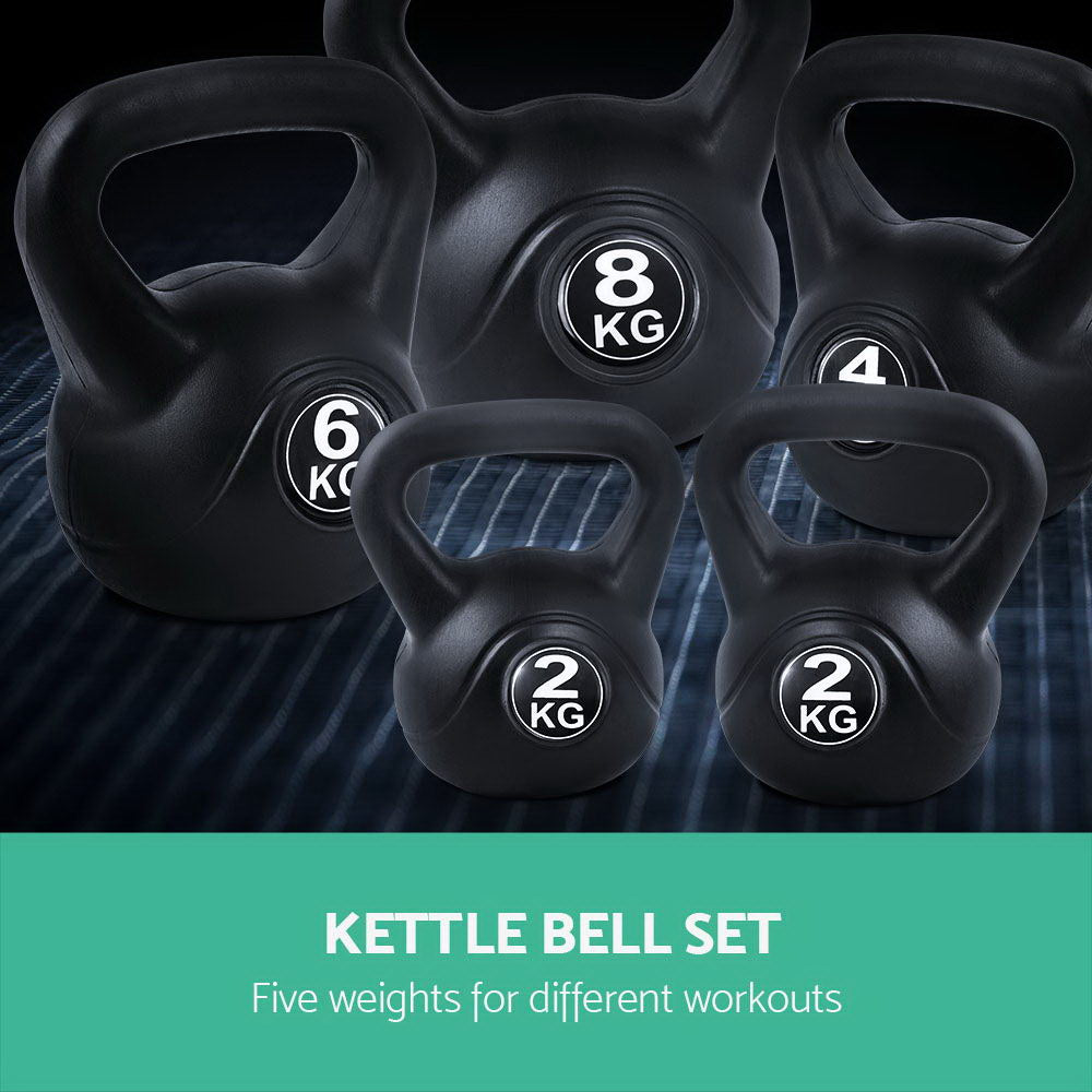 Everfit Set of 5 Kettle Bell Set