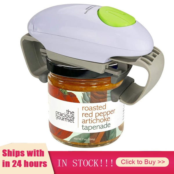 Electric Can Opener Automatic Tin Opener Cordless Handheld Kitchen Bar Tool