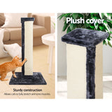 i.Pet Cat Tree 92cm Trees Scratching Post Scratcher Tower Condo House Furniture Wood