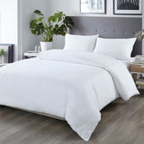 Royal Comfort Bamboo Blended Quilt Cover Set 1000TC Ultra Soft Luxury Bedding Double White